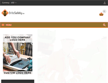 Tablet Screenshot of britesafety.com